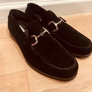 NEW Men's Calvin Klein Larry Suede
Shoes, Black, Size 9